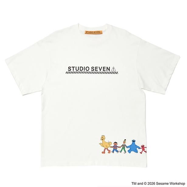 「SESAME STREET meets STUDIO SEVEN Big Tee(White)」(8800円)