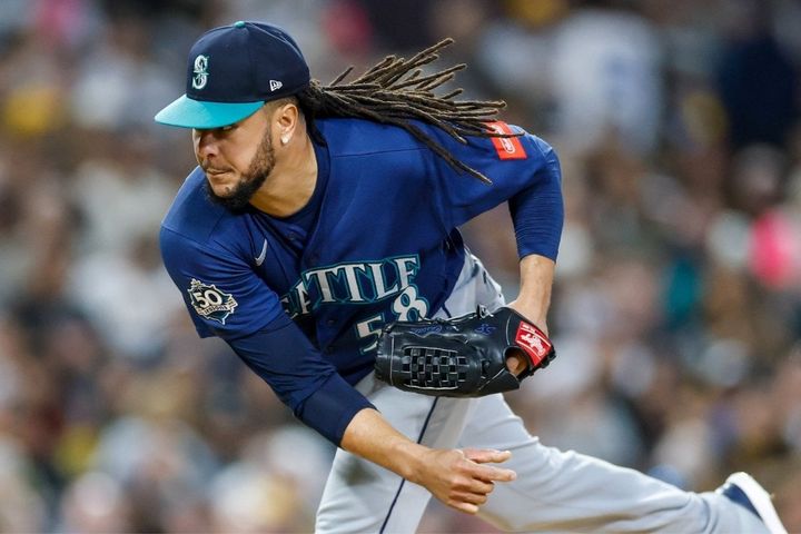 マリナーズのルイス・カスティーヨ（C）Getty Images