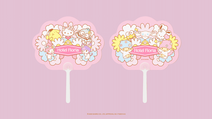 ホテルフローリア うちわ サンリオキャラクターズ