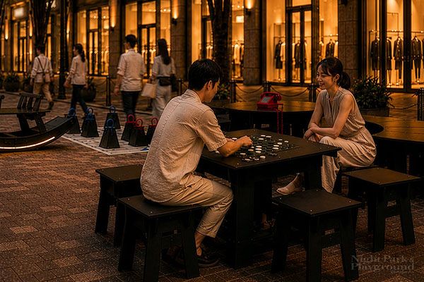 【東京都千代田区】丸の内仲通りで夜間公共空間の検証プロジェクト「NIGHT PARK ＆ PLAYGROUND YURAKUCHO」開催。心拍と光がシンクロする夜