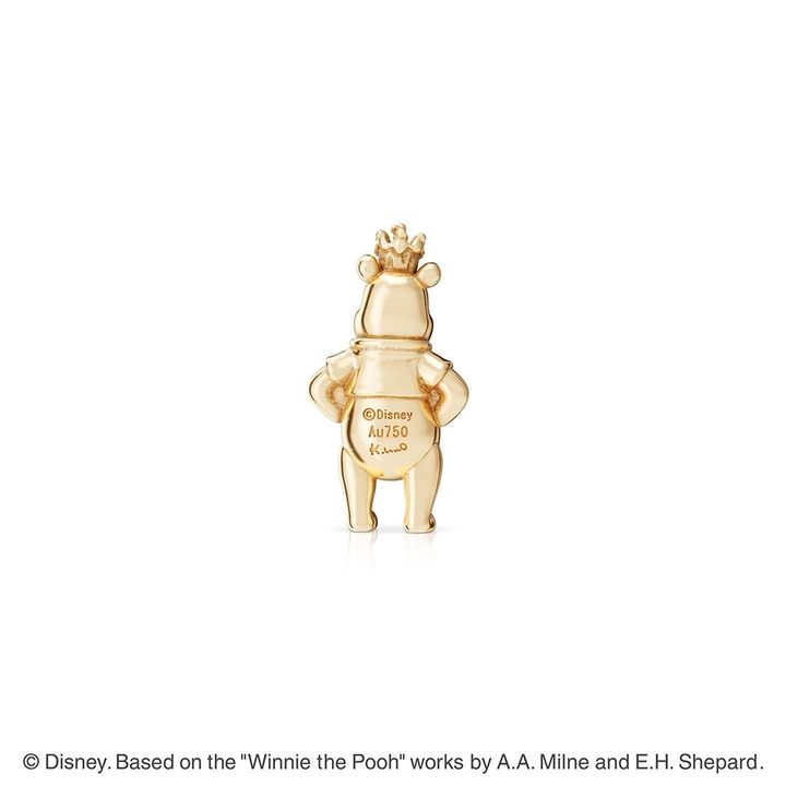 『Pooh’s Little Crown』 ミニスタチュー バック