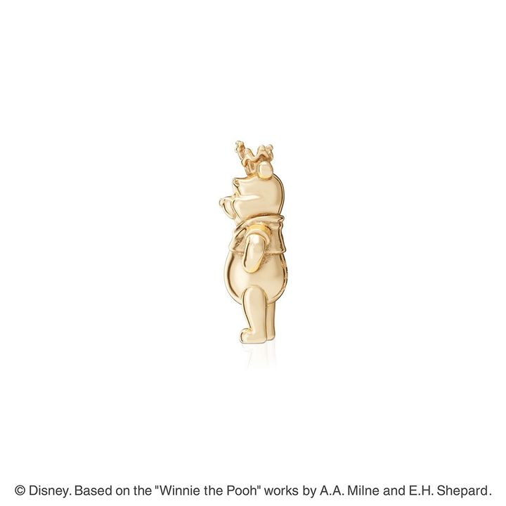 『Pooh’s Little Crown』 ミニスタチュー サイド