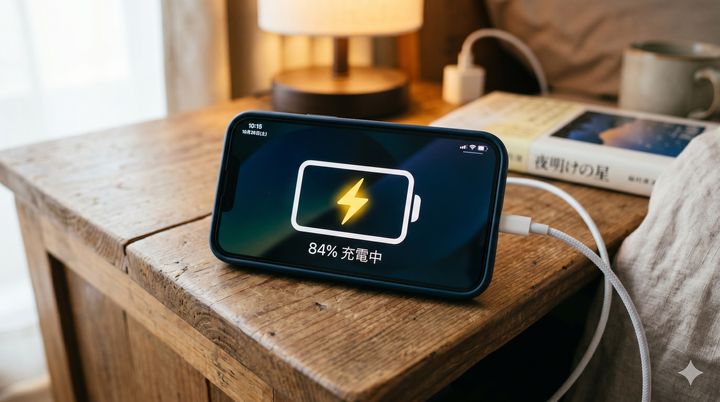 iPhoneのバッテリーの減りが早いと悩む人へ ※画像はGeminiで作成