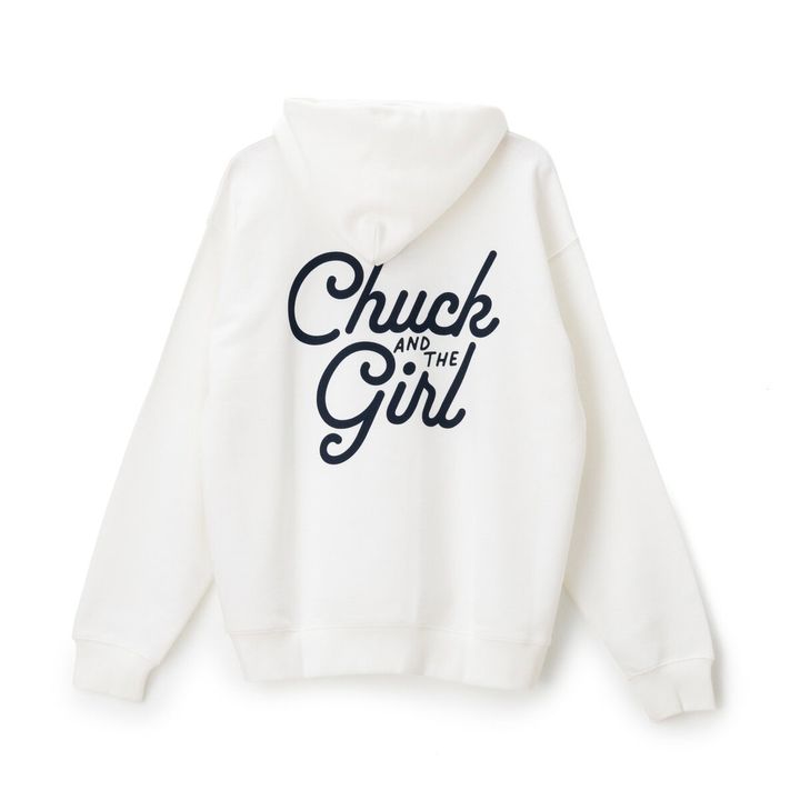 SWEAT・HOODIE COLLECTIONは、フーディとスウェットを展開。フーディはL.BLUEとWHITE、スウェットはWHITEとLAVENDERがラインナップする。