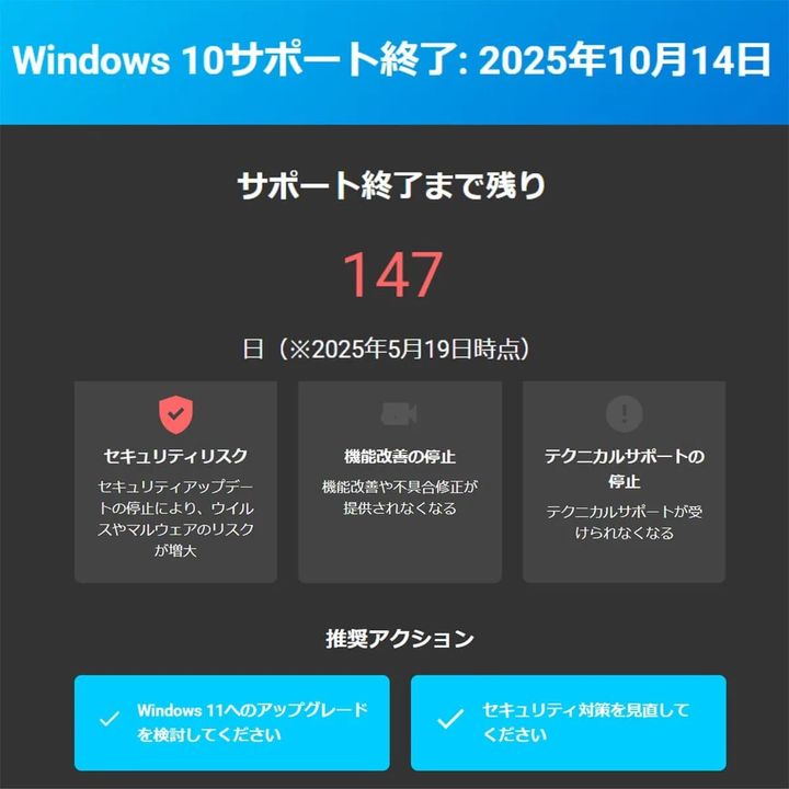 ESUは「セキュリティのみ」の延命措置