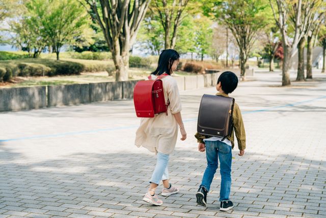 小学生 登校 通学