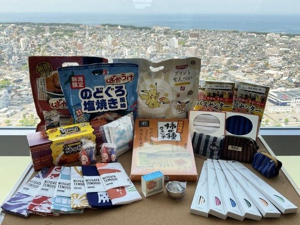 売店には新潟ならではの雑貨や新潟限定のお菓子などがそろう 画像提供：ホテル日航新潟