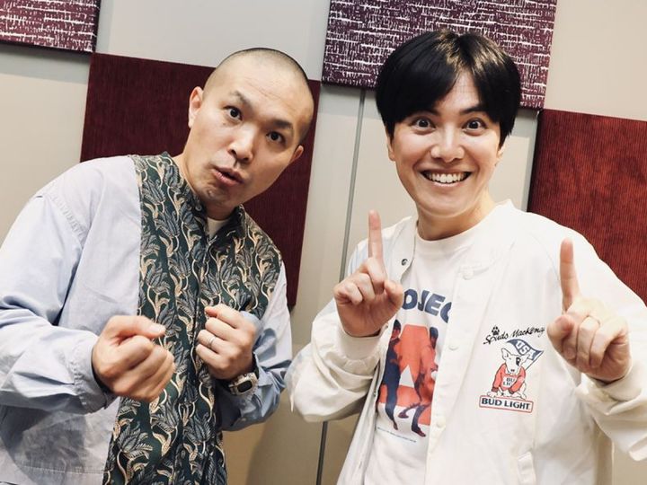 ラブレターズ（左から）塚本直毅・溜口佑太朗 クランクイン！ 写真：明田川志保 width=