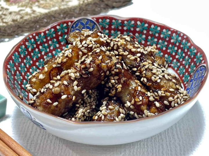 ご飯が止まらないごぼうの甘辛炒め