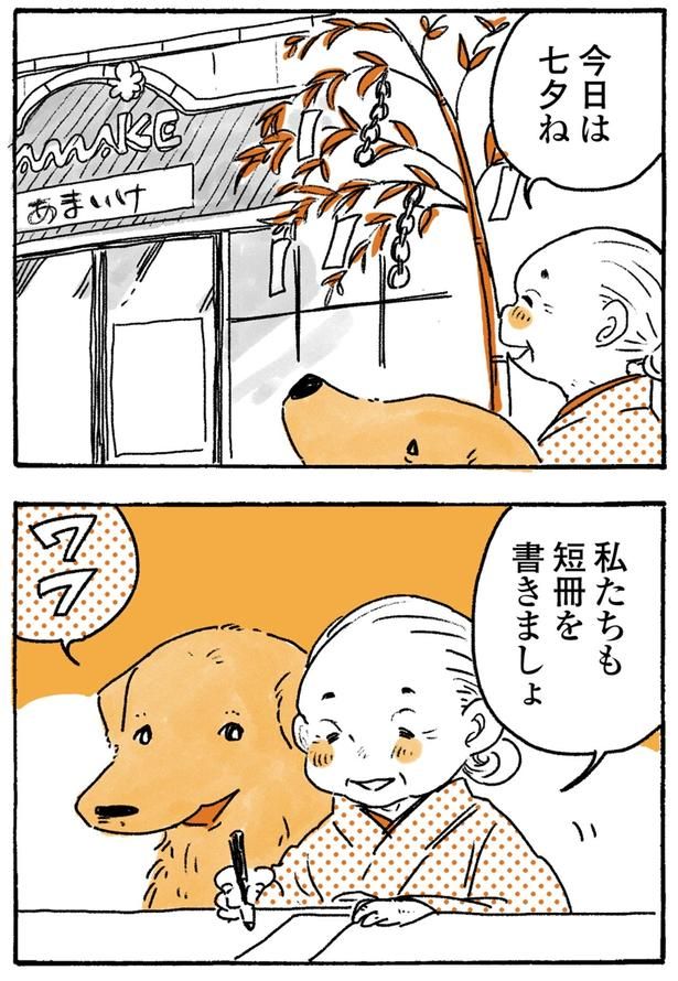 短冊を書きましょ （C）佐倉イサミ／KADOKAWA
