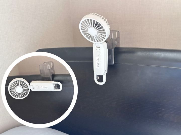 マルチクリップは角度を変えられる