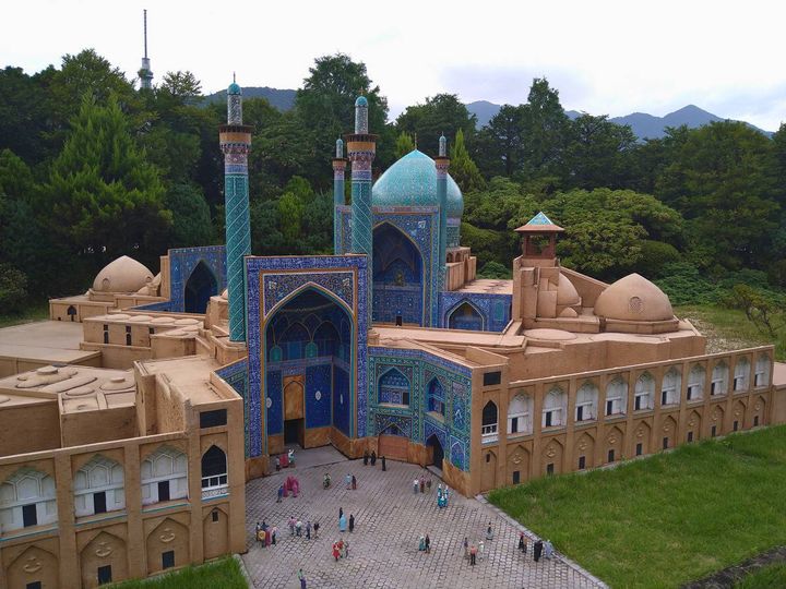 イランのシャーモスクの展示