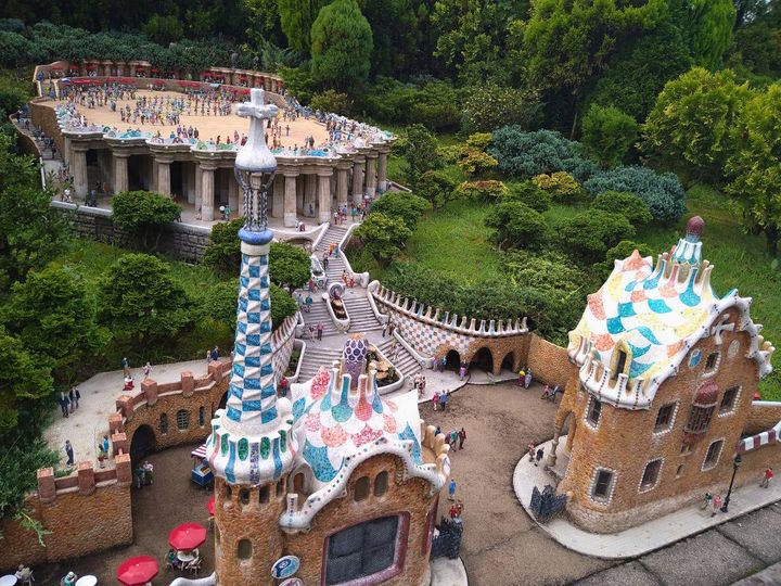 グエル公園の展示