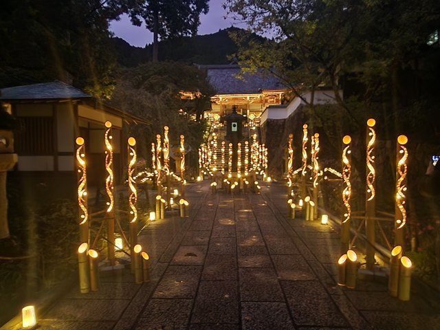 西山の竹あかり