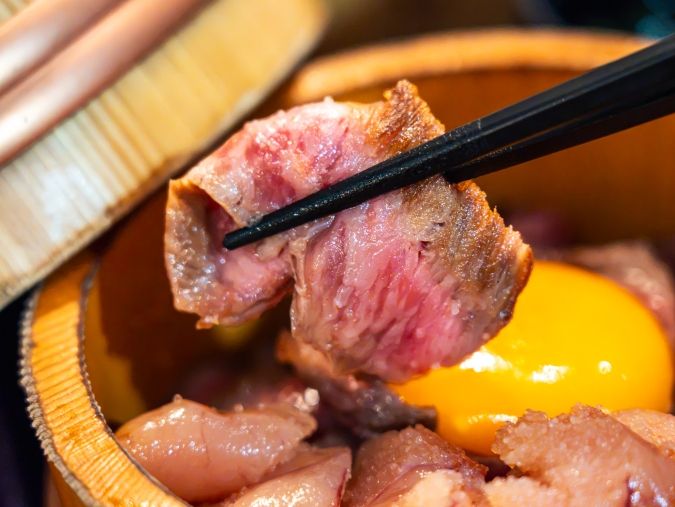 黒毛和牛 博多牛まぶし 武蔵 上和牛肉まぶし