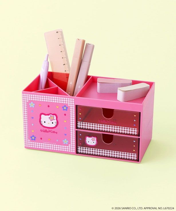 「ペンスタンド付き卓上収納」(880円) (C)2026 SANRIO CO., LTD. APPROVAL No.L670224