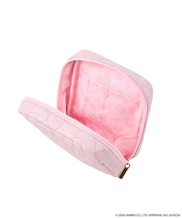 コスメポーチには内ポケットも (C)2026 SANRIO CO., LTD. APPROVAL No.L670224