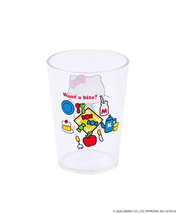 プラコップの裏面デザイン (C)2026 SANRIO CO., LTD. APPROVAL No.L670224