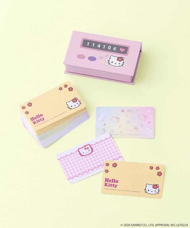 「ポケベル風メモパッド」(330円) (C)2026 SANRIO CO., LTD. APPROVAL No.L670224