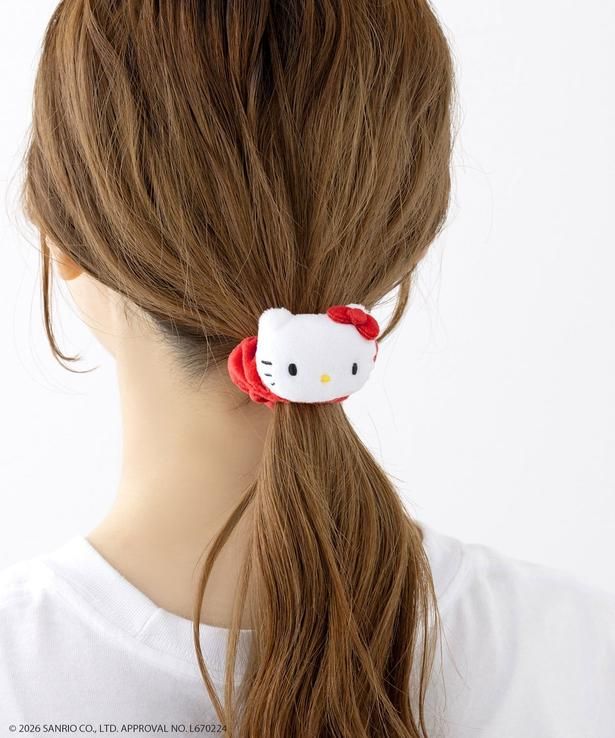 ヘアゴム装着イメージ (C)2026 SANRIO CO., LTD. APPROVAL No.L670224
