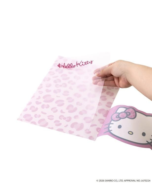 ピンクカラーのファイルを開くとこんな感じ (C)2026 SANRIO CO., LTD. APPROVAL No.L670224