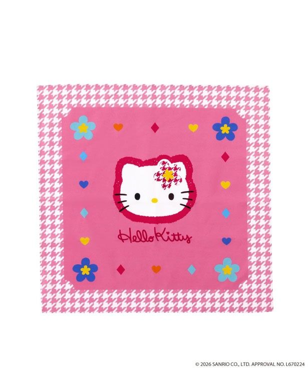 「ハンカチ」(45×45センチ、330円) (C)2026 SANRIO CO., LTD. APPROVAL No.L670224