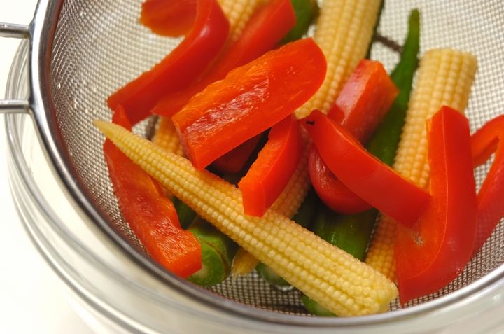 夏のカラフルピクルスの作り方1