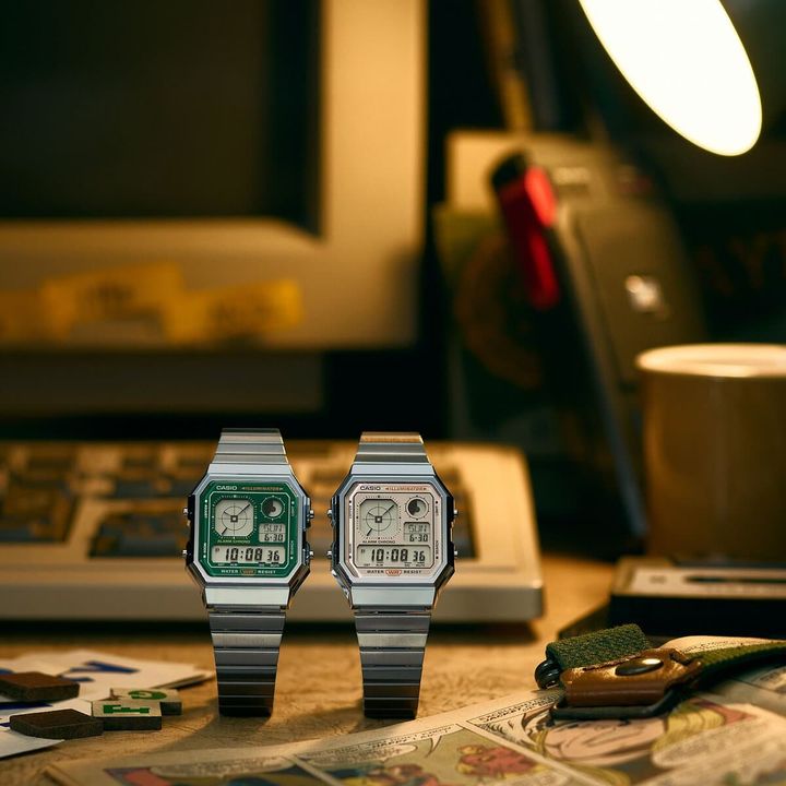 カシオ計算機から、“CASIO CLASSIC”の新製品として、1980年代に人気を博したLCアナログデザインを現代的にアレンジしたデジタルウオッチ「A130WE-3AJF／A130WE-9AJF」が登場。発売日は7月17日。
