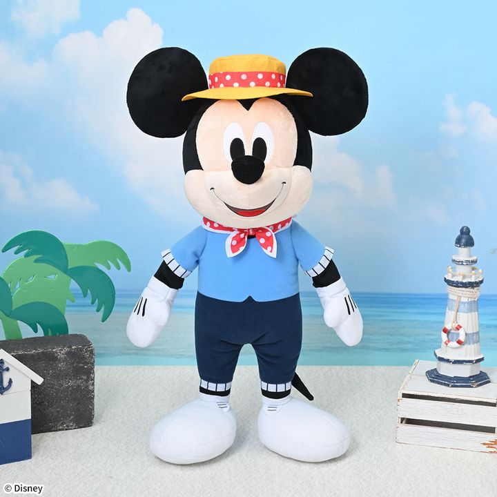 セガプライズ ディズニー「ミッキーマウス LLぬいぐるみ マリンコスチューム」