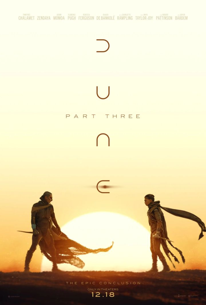 デューン 砂の惑星PART3 US版ポスタービジュアル