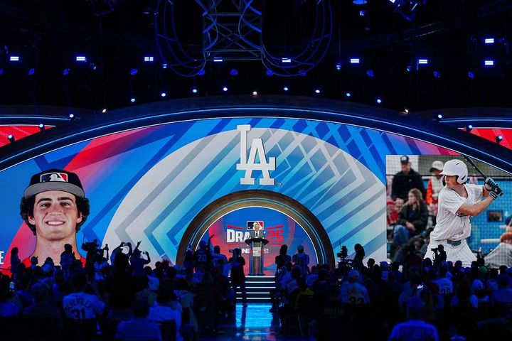 ドジャースは18歳のボー・ローランスを指名した（C）Getty Images