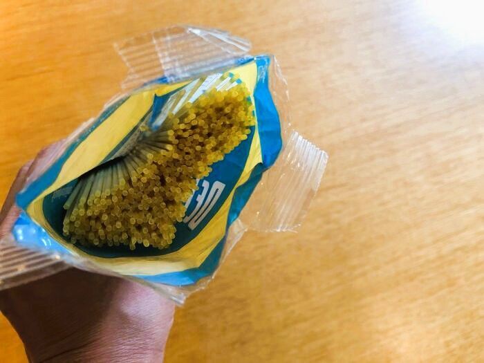 パスタの袋、もう上から開けません。プチストレスが一発で消えた！