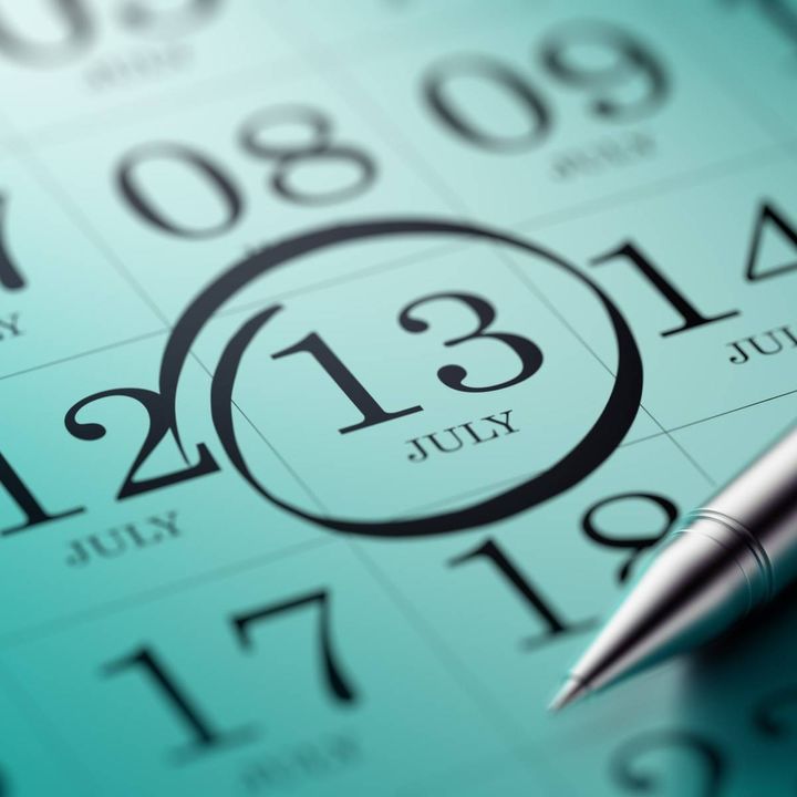 2026年7月13日(月) 不成就日