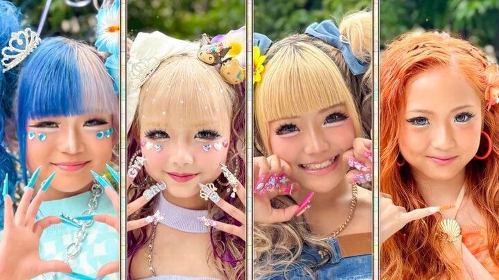 【写真・画像】3000人オーディションから選ばれた小学生ギャル4人に驚きの声「パワースポットみたい」 1枚目