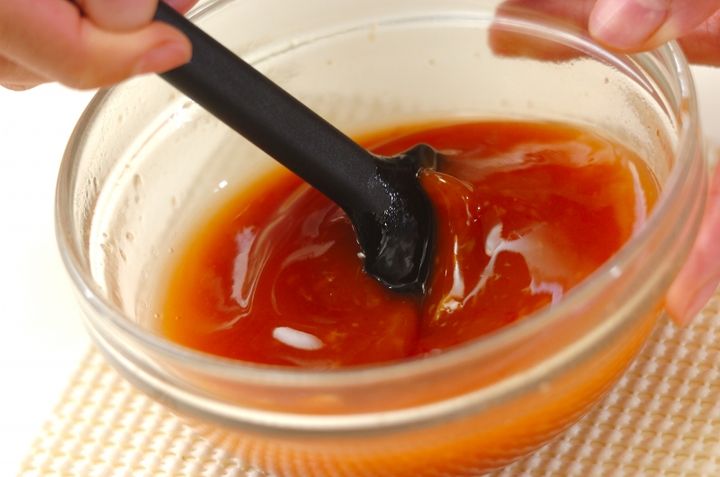 白身魚のレモンケチャップ炒めの下準備3