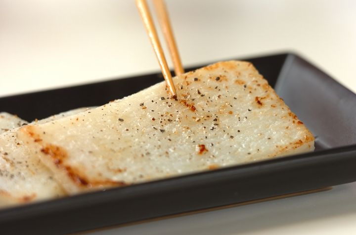 長芋の黒コショウ焼きの作り方2