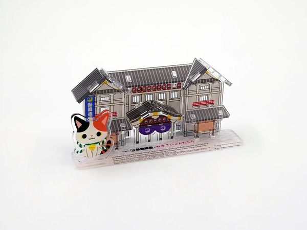 組立式アクリルフィギュア「vari歌舞伎座×かぶきにゃんたろう」発売！初回限定版も