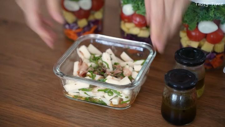 長いもと梅大葉の火を使わない副菜レシピ