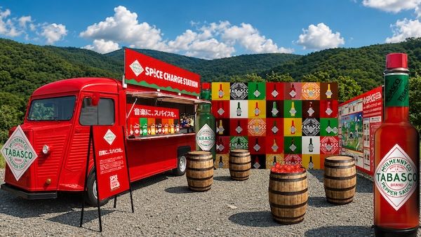 【新潟県湯沢町】FUJI ROCKに「TABASCO」の給辛所が登場。会場内20以上のスポットで展開