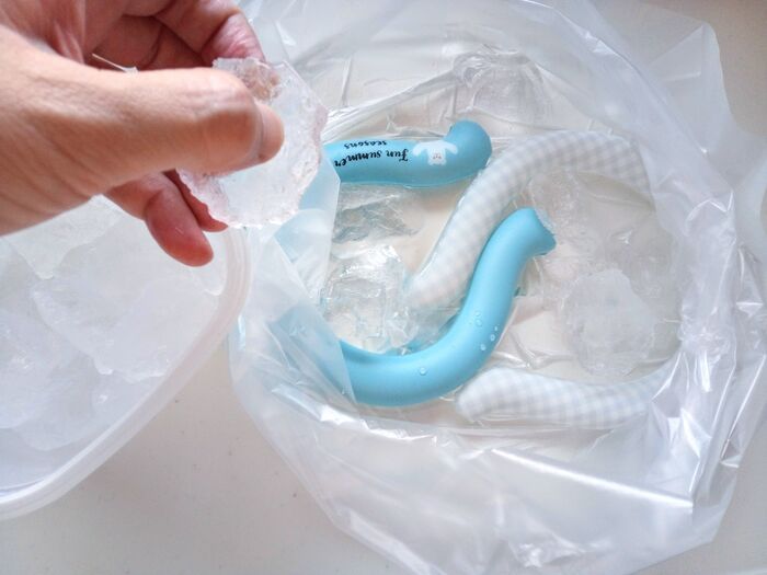 溶けた「クールリング」を外出先で再冷凍するには？炎天下で検証してみた！