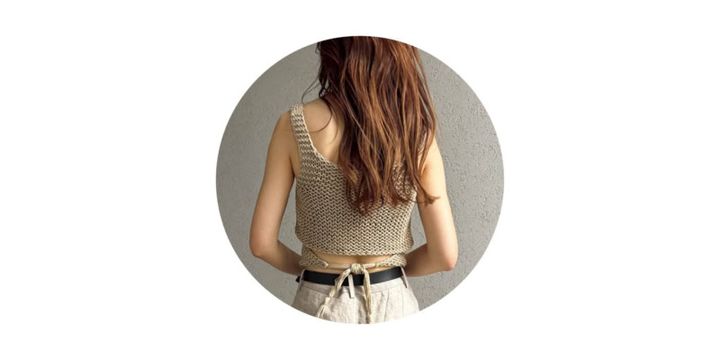 ニット／ヴィンテージ、パンツ／アンスクリア
