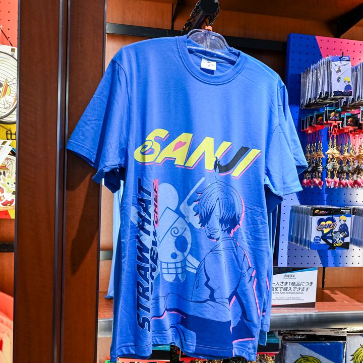 サンジ柄Tシャツのプリント部分