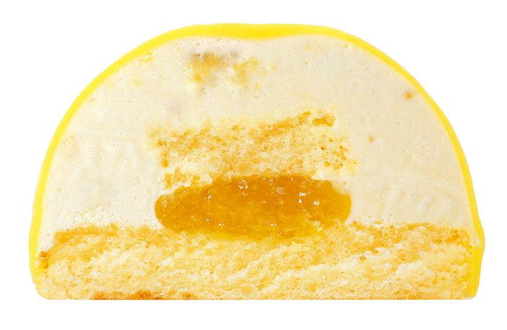 ミニオン バナナケーキ（断面）