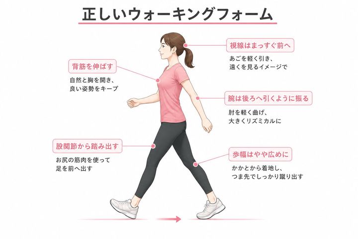 ウォーキングフォーム