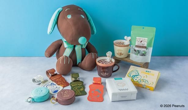 「SNOOPY Chocolat」夏の新商品。今年はスイーツから雑貨まで全方位チョコミント！