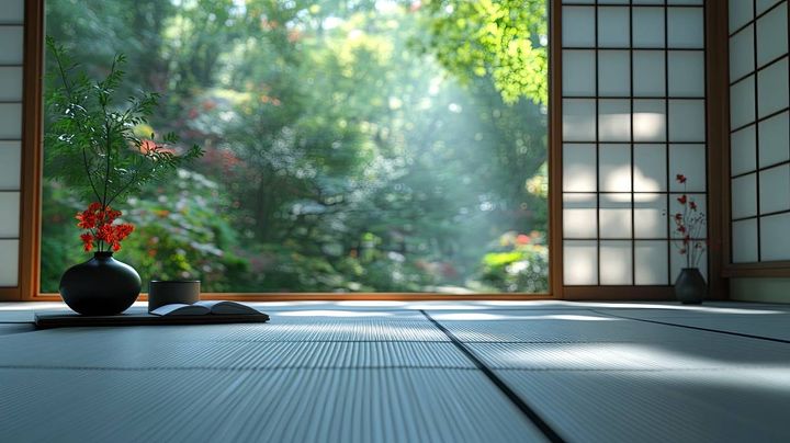 和室 開運 季節の生花