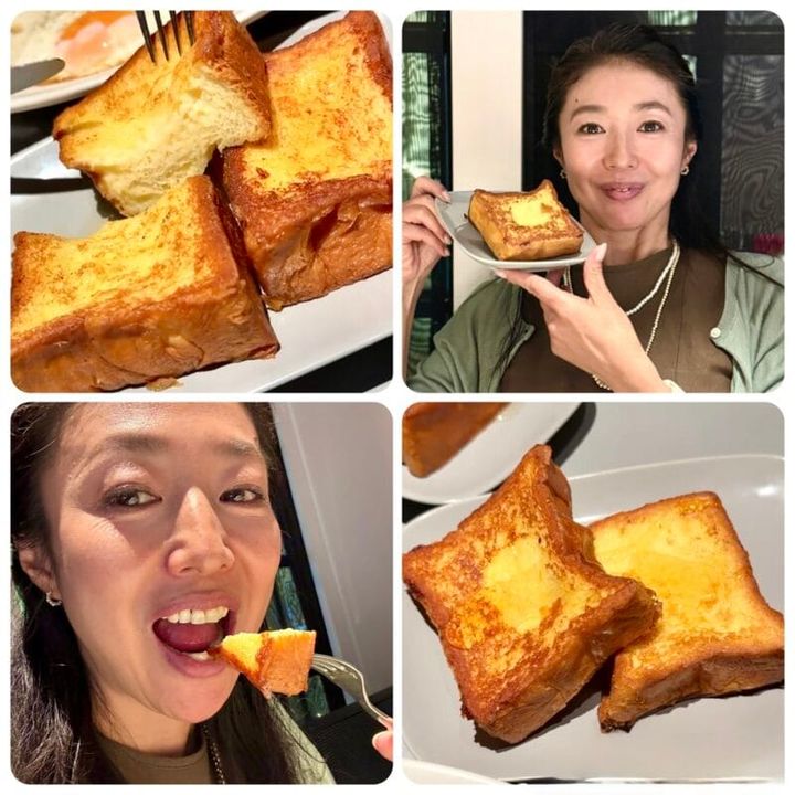 いよいよ待ちに待ったあのフレンチトーストとご対面！