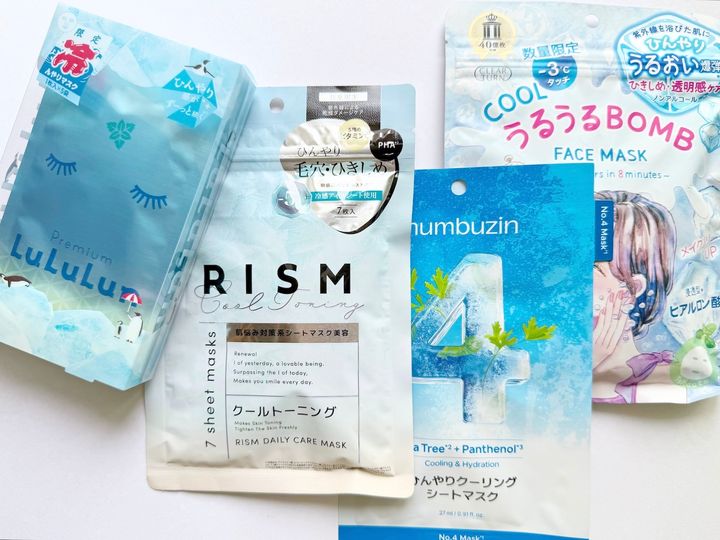 気分もスッキリできる冷感シートマスク
