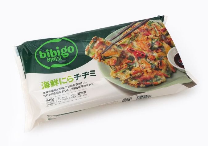 コストコ／bibigo 海鮮にらチヂミ 840g パッケージ