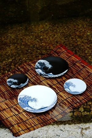 「かっぱ橋まえ田」が「美濃焼コレクション」を発売！葛飾北斎の代表作がモチーフ